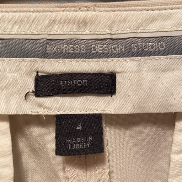 EXPRESS DESIGN STUDIO EDITOR CUFFED PANTS SZ 4 - Picture 12 of 16